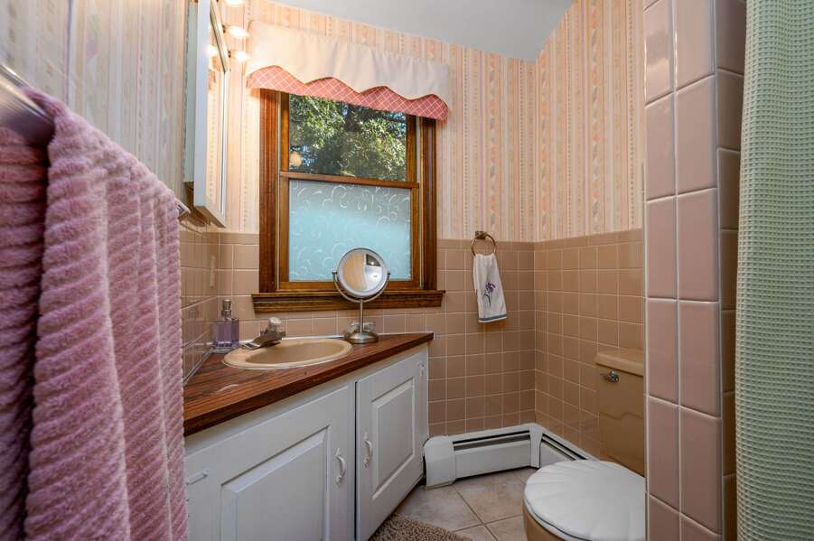 Bathroom #2 is shared with Bedroom #2 & #3- 33 Heritage Drive South Orleans Cape Cod- Sea Saw Saucy- New England Vacation Rentals