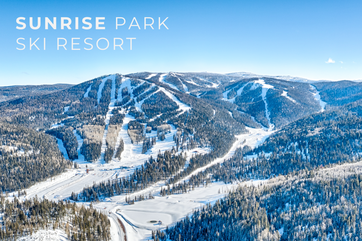 For our winter enthusiasts, Sunrise is just an hour away!