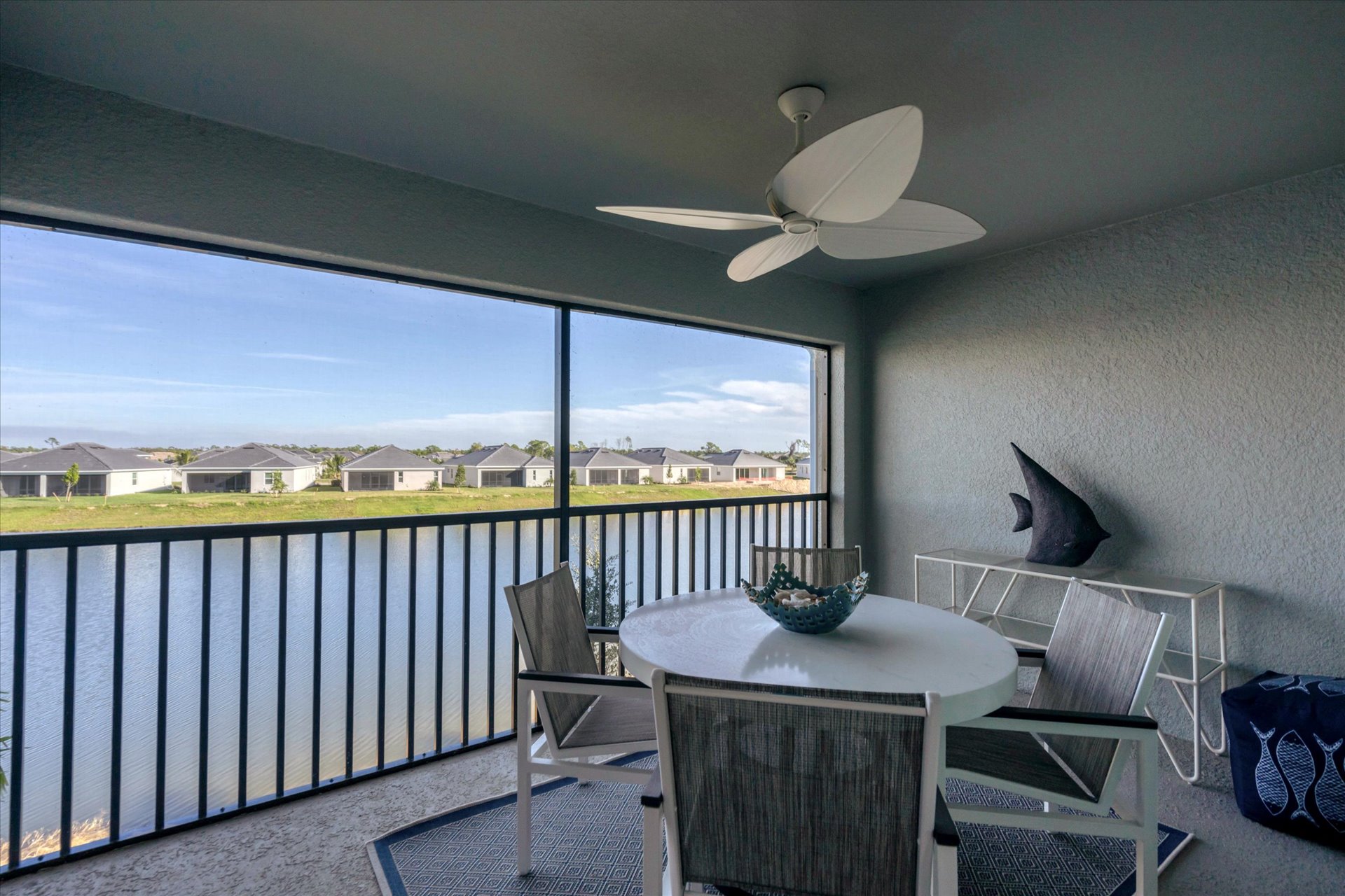 Incredible second floor views over the quiet pond