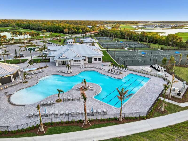 Clubhouse pool and amenities