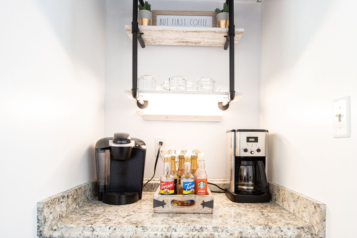 You'll love the coffee station!