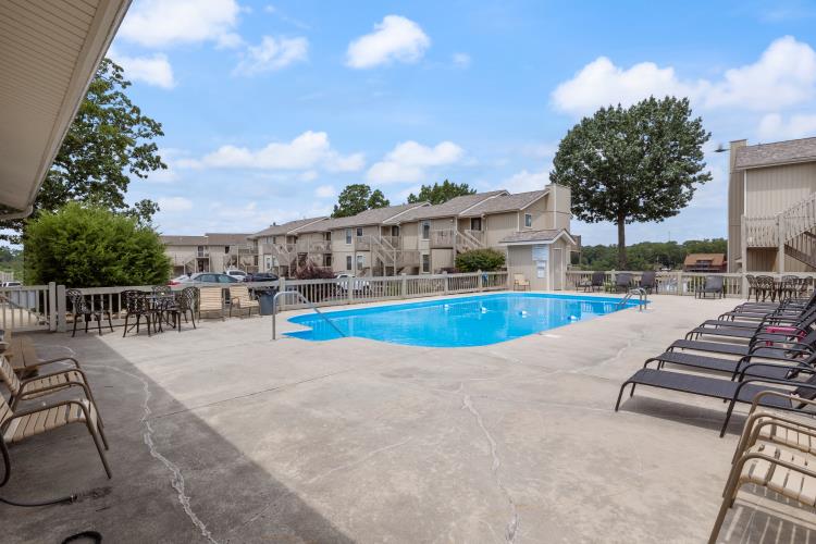 One of the community pools is just steps from your door!