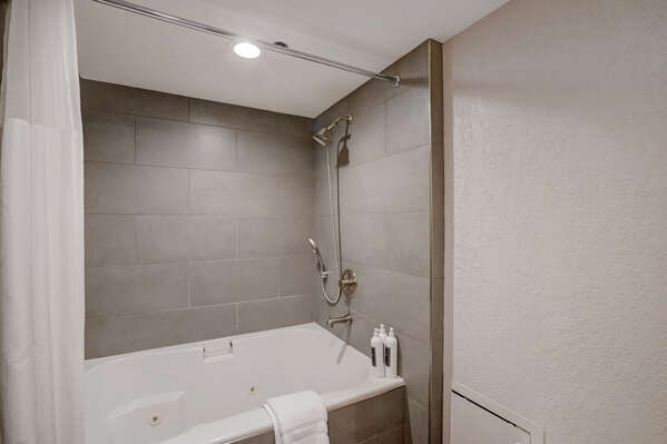 Primary Bathroom with Large Jetted Tub