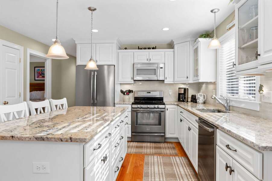 Spacious kitchen with plenty of counterspace for meal preparation - 195 Long Pond Drive Harwich - Cape Cod - Cape Time - NEVR