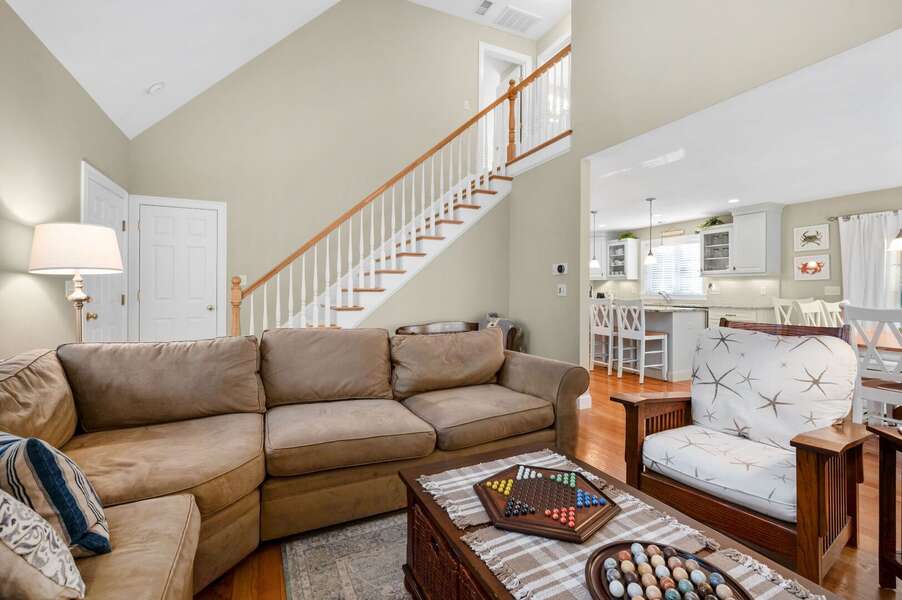 Plenty of seating for everyone in the open living space - 195 Long Pond Drive Harwich - Cape Cod - Cape Time - NEVR