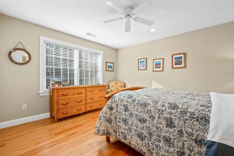 Bedroom #2 on the upper level provides a queen sized bed and spacious surroundings - 195 Long Pond Drive Harwich - Cape Cod - Cape Time - NEVR