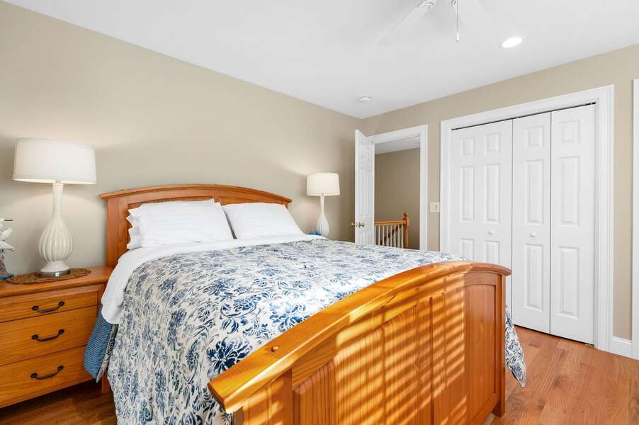 Bedroom #2 offers both closet and drawer space to unpack in - 195 Long Pond Drive Harwich - Cape Cod - Cape Time - NEVR