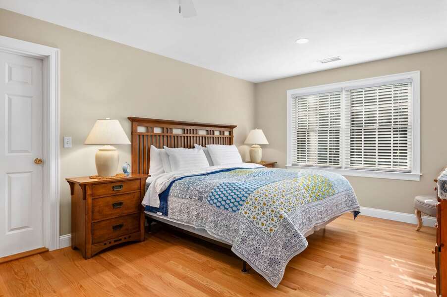 Bedroom #3 on the upper level is an oversized room offering a king sized bed as well as two Twin sized beds - 195 Long Pond Drive Harwich - Cape Cod - Cape Time - NEVR