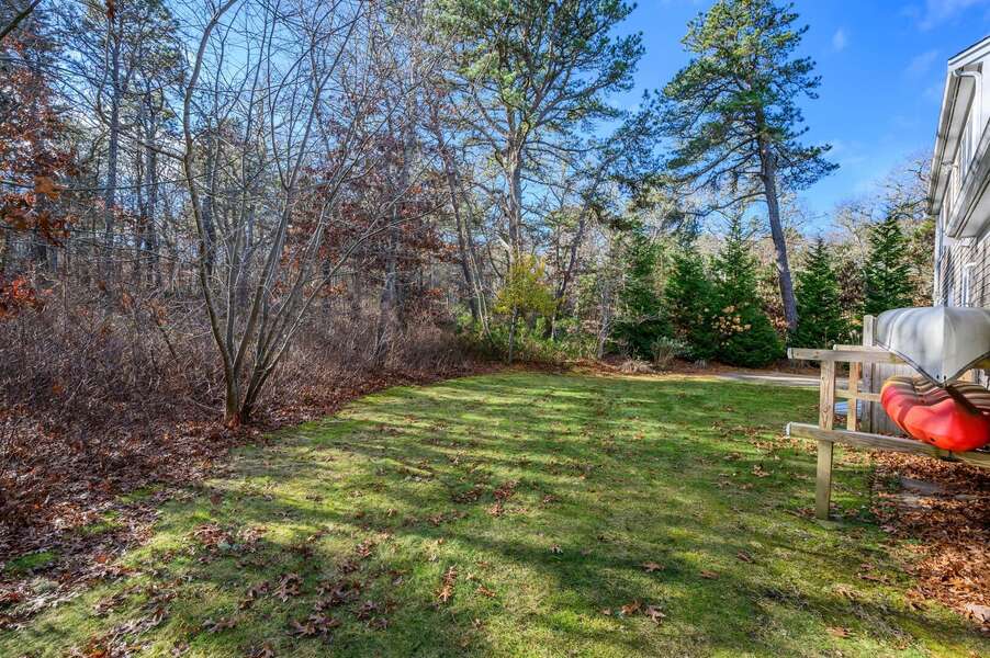 Plenty of backyard space to enjoy surrounded by native plantings which provide privacy - 195 Long Pond Drive Harwich - Cape Cod - Cape Time - NEVR
