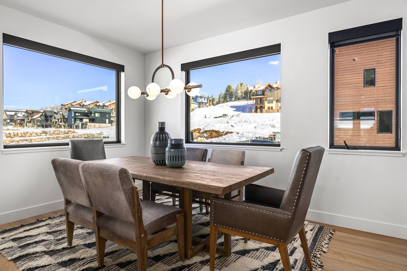 Views of the Ski Area from the Dining Room
