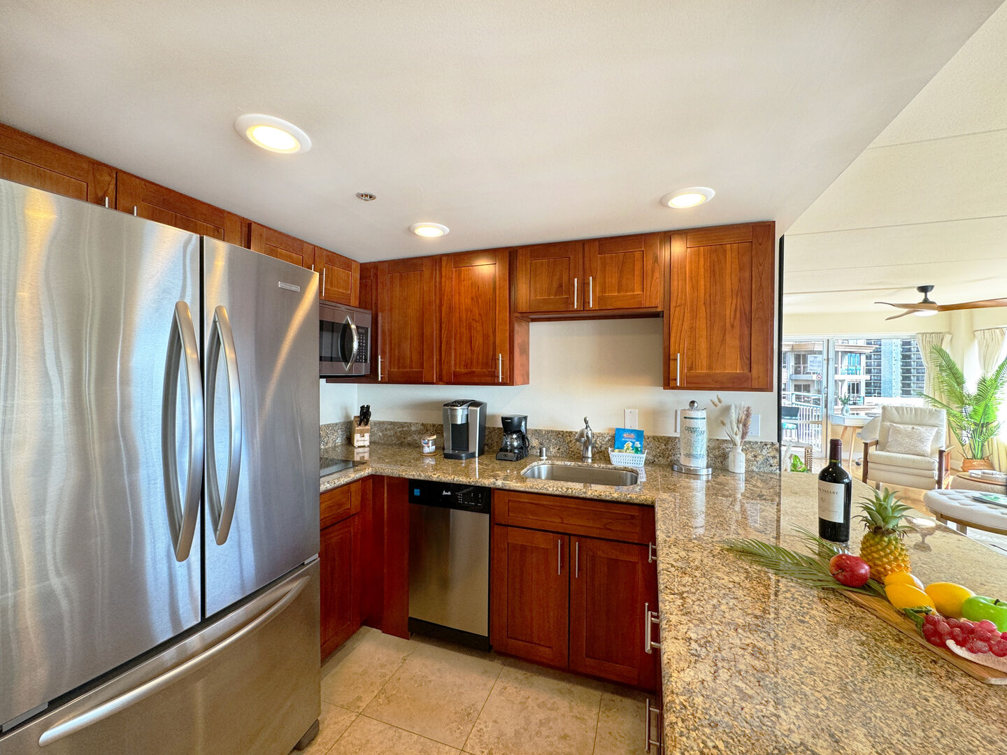 Fully equipped kitchen perfect for your culinary needs.