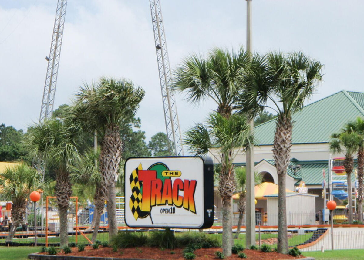 The Track located in Gulf Shores has go-carts, bumper boats and much more!