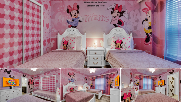 Two Twins Bedroom 5 -Minnie
50