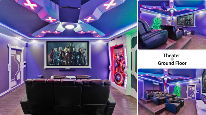 Theater Room-Avengers
Downstairs
75
