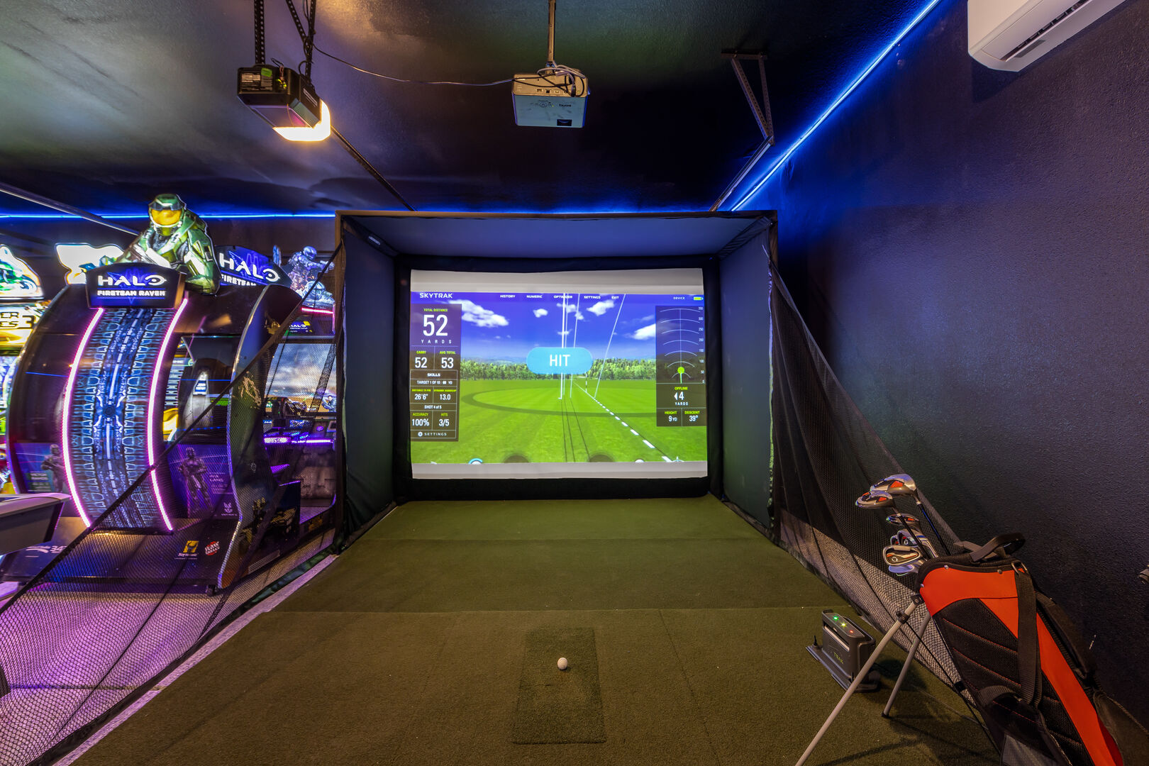 Tee off in style with our state-of-the-art golf simulator.