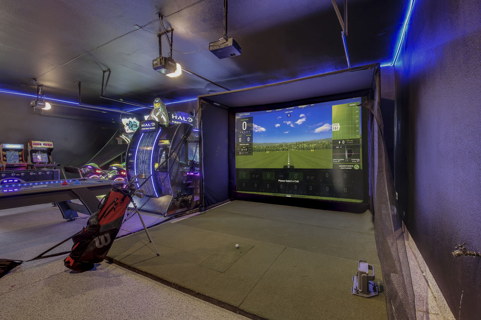 Game on! Our game room is packed with excitement, from classic arcade games to modern consoles and a golf simulator!