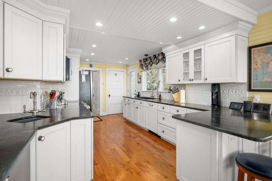 Kitchen with stainless steel appliances - 12 Indian Trail - New England Vacation Rentals