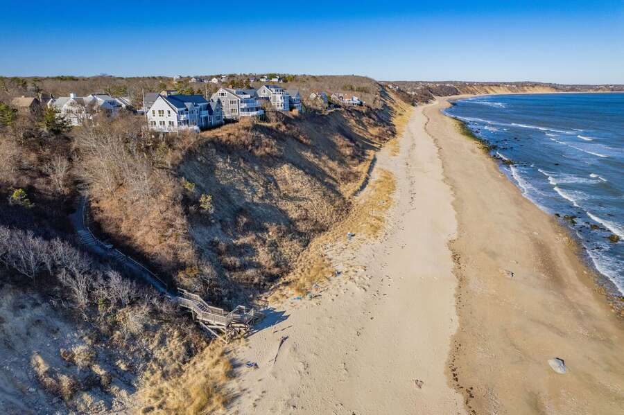 Staircase to beach, 4 houses down from home - 12 Indian Trail - New England Vacation Rentals