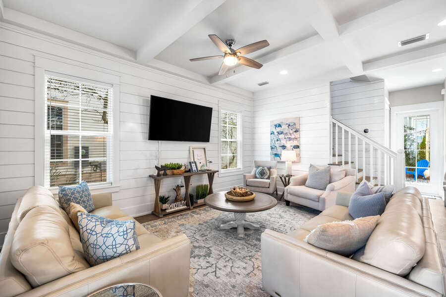 Open concept gathering area.
