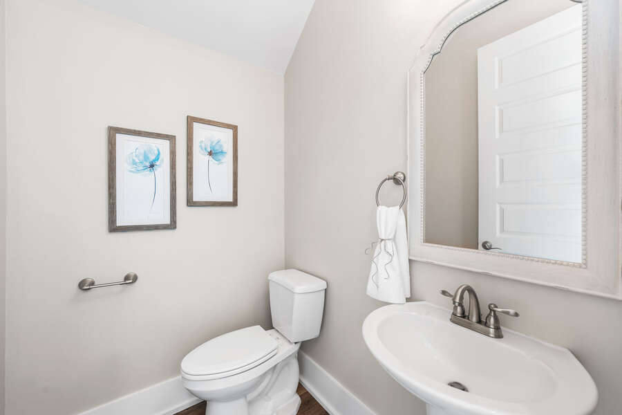 Main floor half bath.