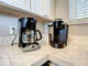 Full size coffee maker and Keurig.