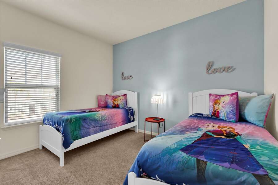 Two Twins Bedroom 4 Upstairs
Frozen Theme