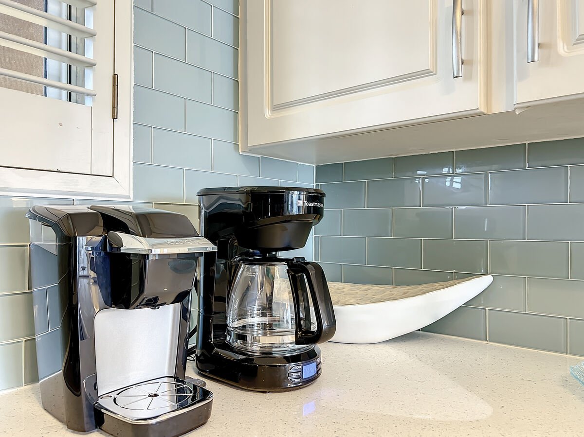 Keurig and full size coffee pot