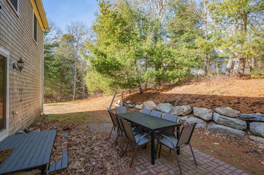 Dine al fresco on those beautiful Cape Cod nights (update photos to be taken in the Spring!) - 9 Alonzo Road Harwich Port Cape Cod - Don't Think Twice - NEVR