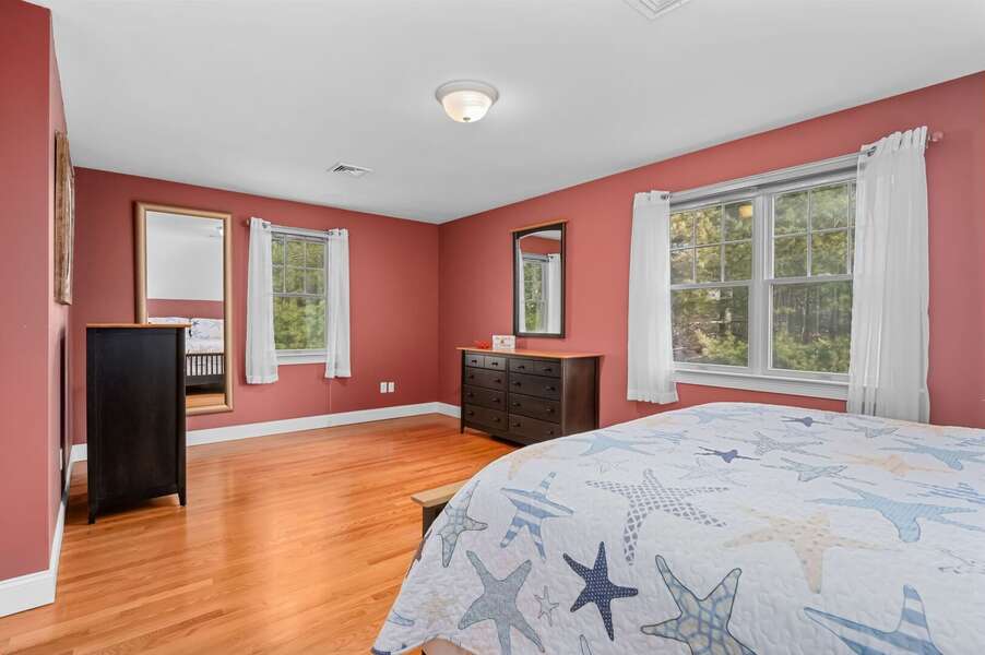 Bedroom #4 runs the length of this home which allows for the use of a pack-n-play or other accommodation for small children who need to be in the same room at night - 9 Alonzo Road Harwich Port Cape Cod - Don't Think Twice - NEVR