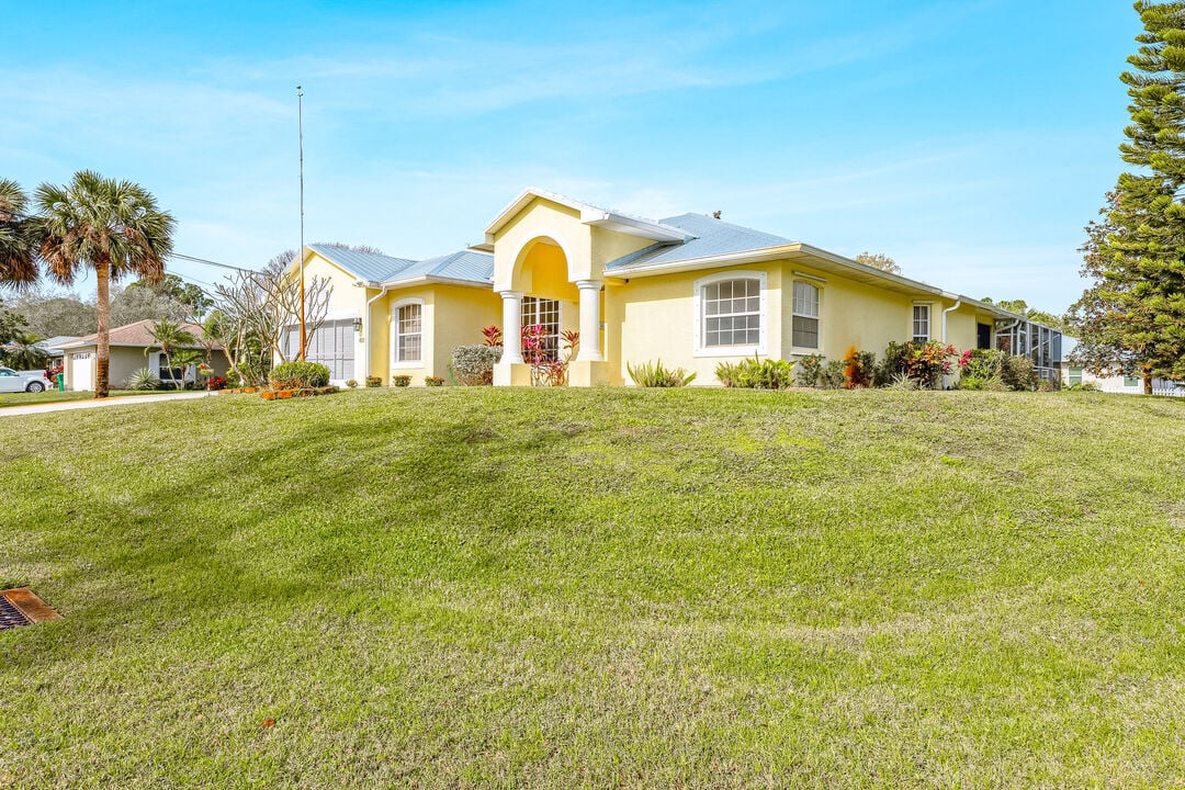 Enjoy the Florida sunshine in this property's generous outdoor space.