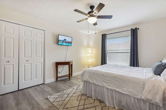 Each bedroom has a TV for your enjoyment!