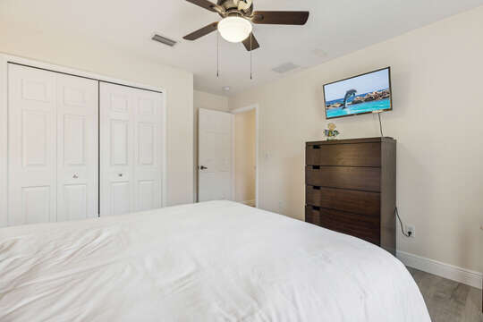 Each bedroom has a TV for your enjoyment!