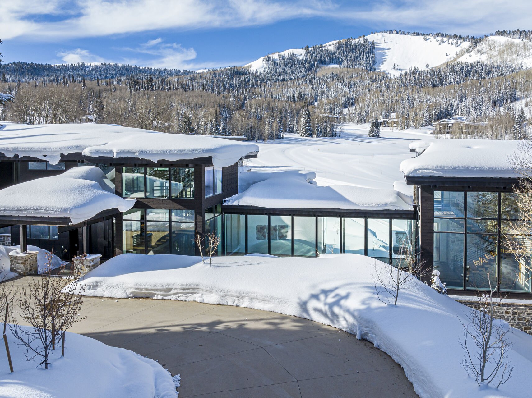 Heated driveway to this amazing property