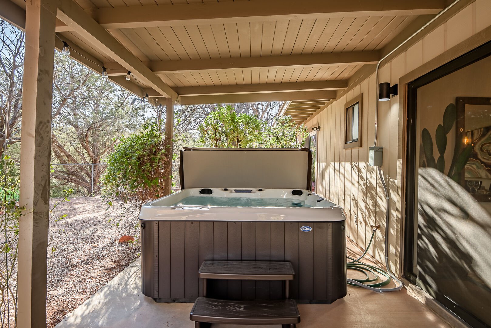 Relax in the Private Hot Tub!