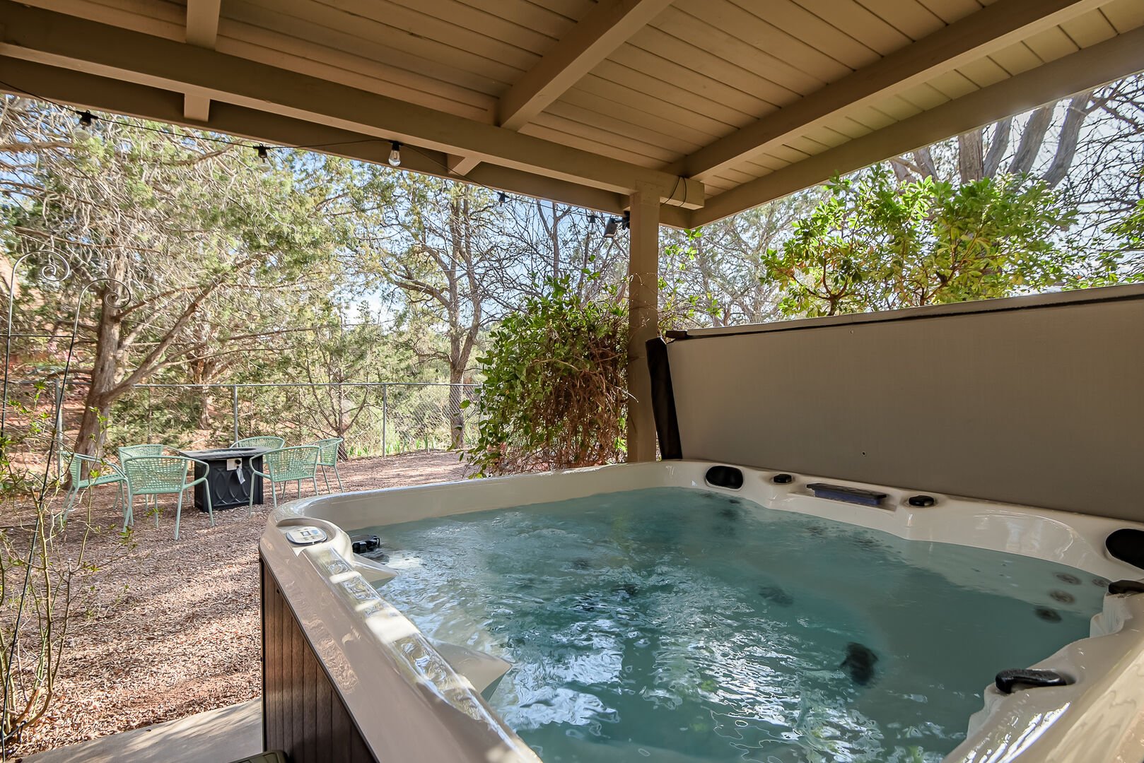 Relax in the Private Hot Tub!