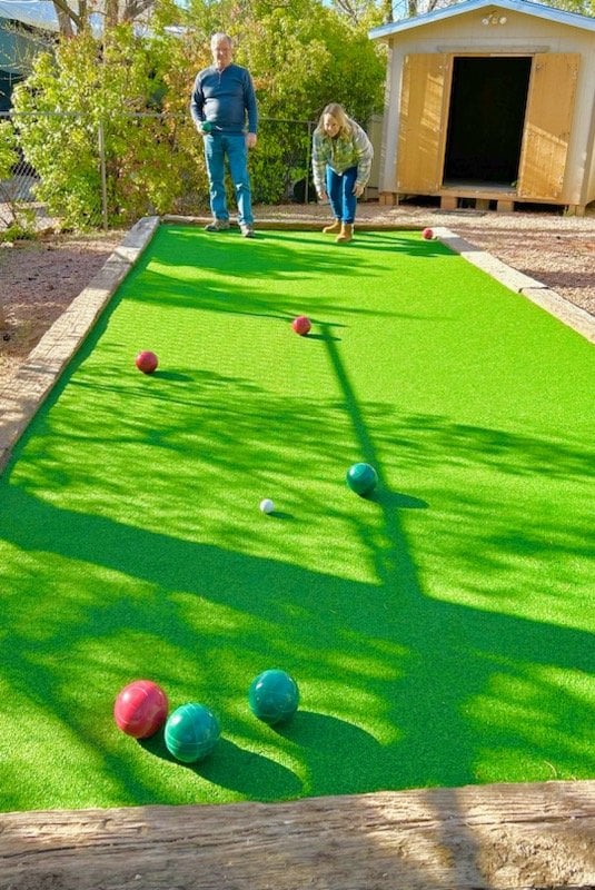 Enjoy a Competitive Game of Bocce Ball or Practice your short Game on the Putting Green!