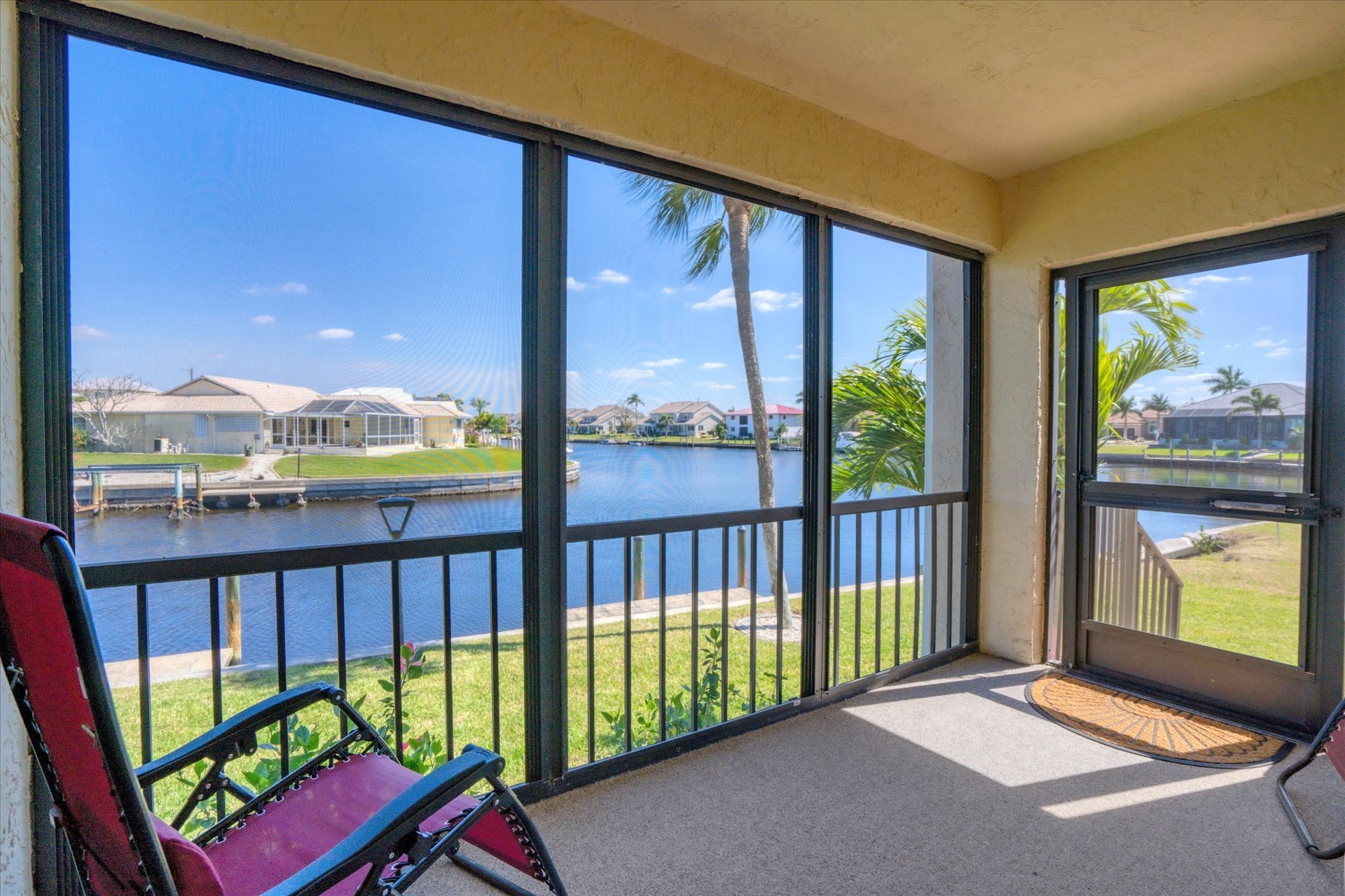 Enjoy your morning coffee on the patio with a water view
