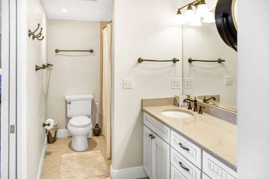 Master Bathroom with Tub/Shower Combo.