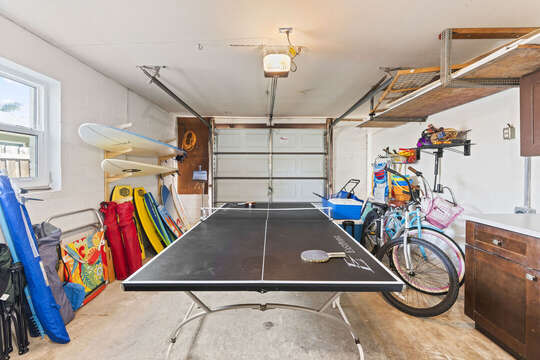 Ping Pong, Bicycles, Surf Boards, etc. for Guest Entertainment