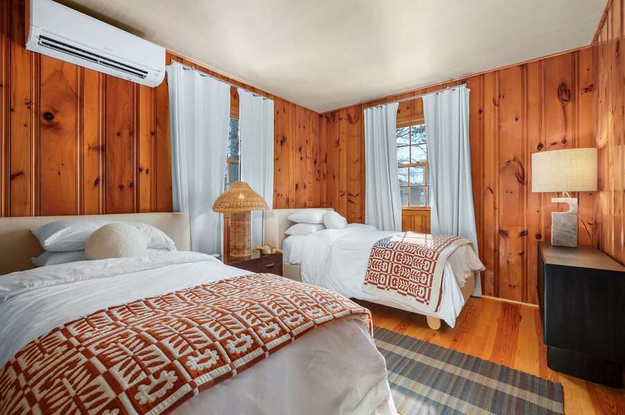 Bedroom #2 offers two Twin sized beds and space to spread out - 6 Manning Road Dennis Port Cape Cod - Sweet Retreat