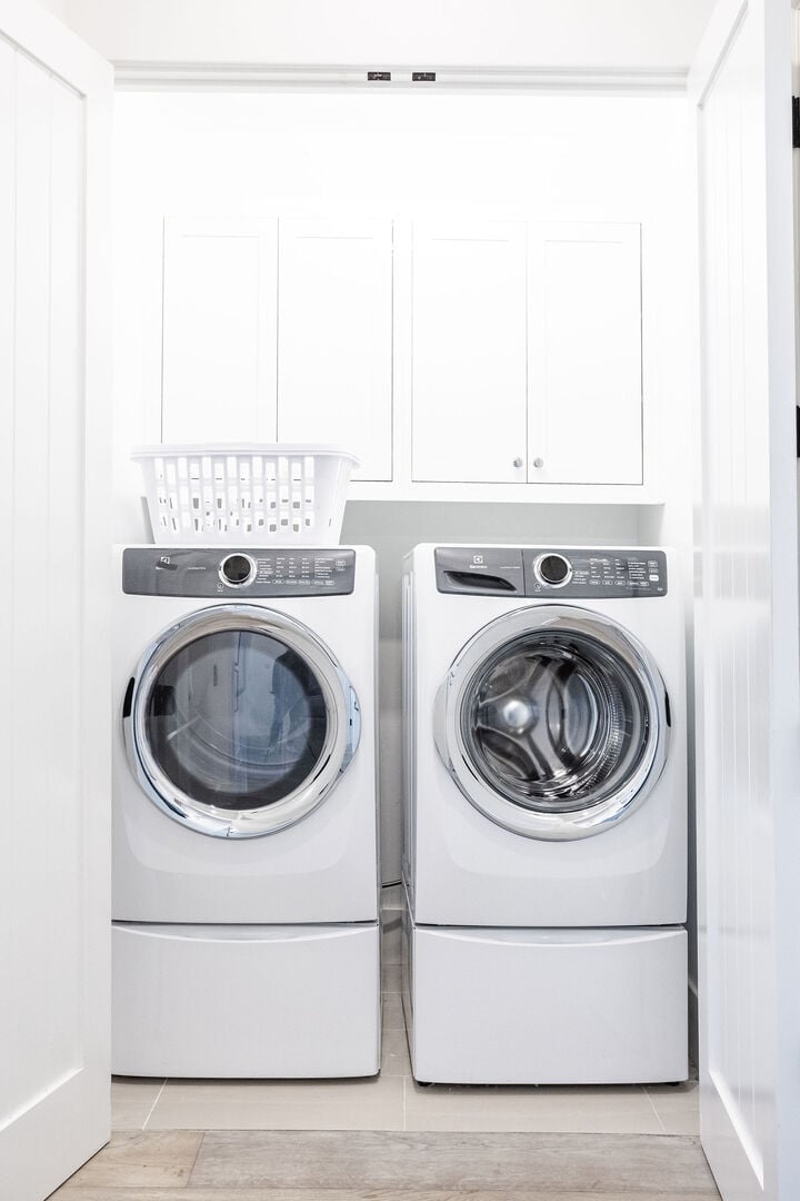 Washer and dryer on the first floor. There is also a secondary washer and dryer on the second floor!