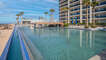 One of the large negative edge pools, with the swim up bar.