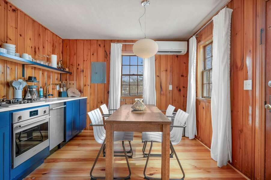 Looking straight into the kitchen and dining area from the living room - 18 Manning Road Dennis Port Cape Cod - Salt