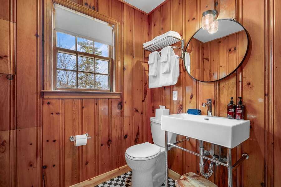 Bathroom vanity and toilet    - 18 Manning Road Dennis Port Cape Cod - Salt