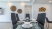 elegant dining table for six