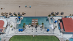 below your balcony is the main pool
