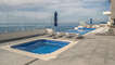 Roof top jacuzzi and pool.