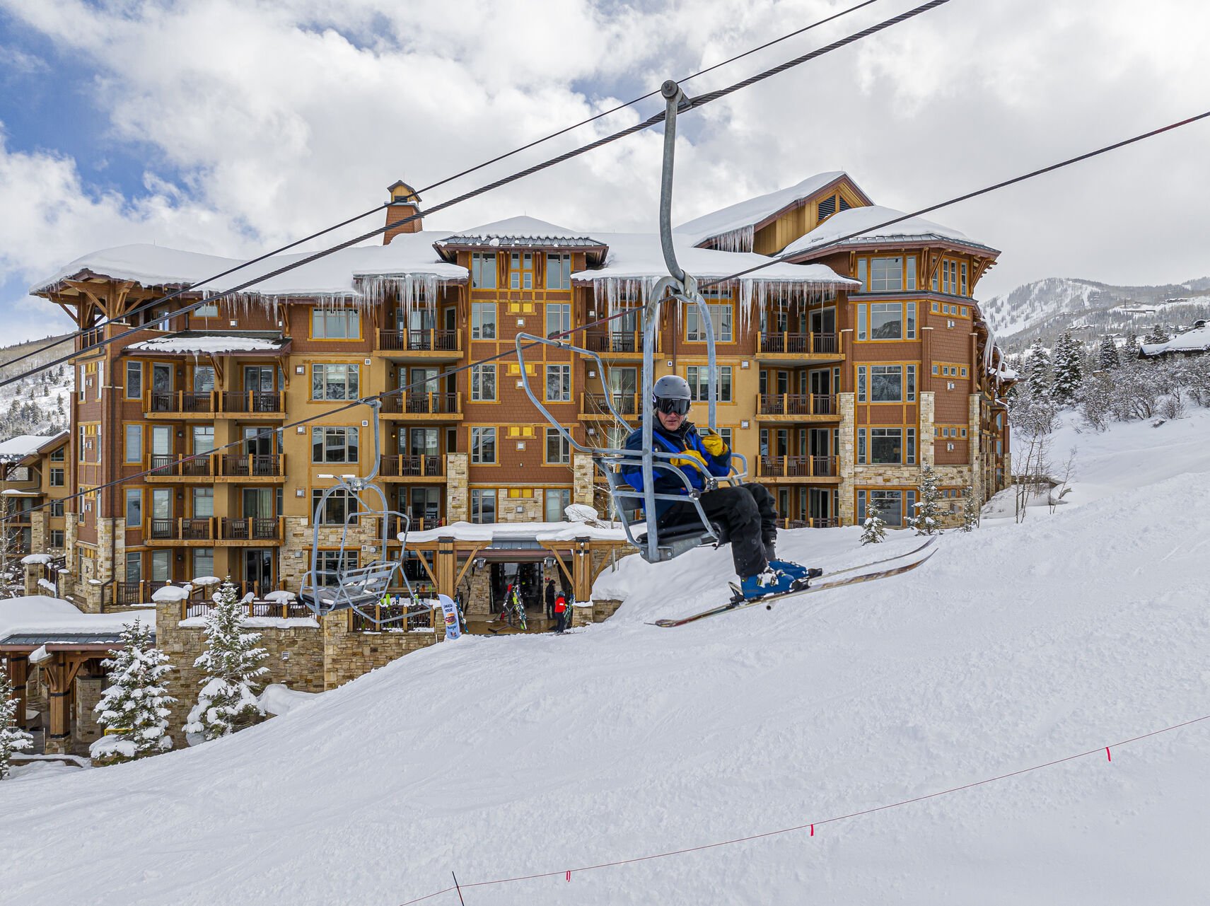 Ski-in/ski-out with ski valet