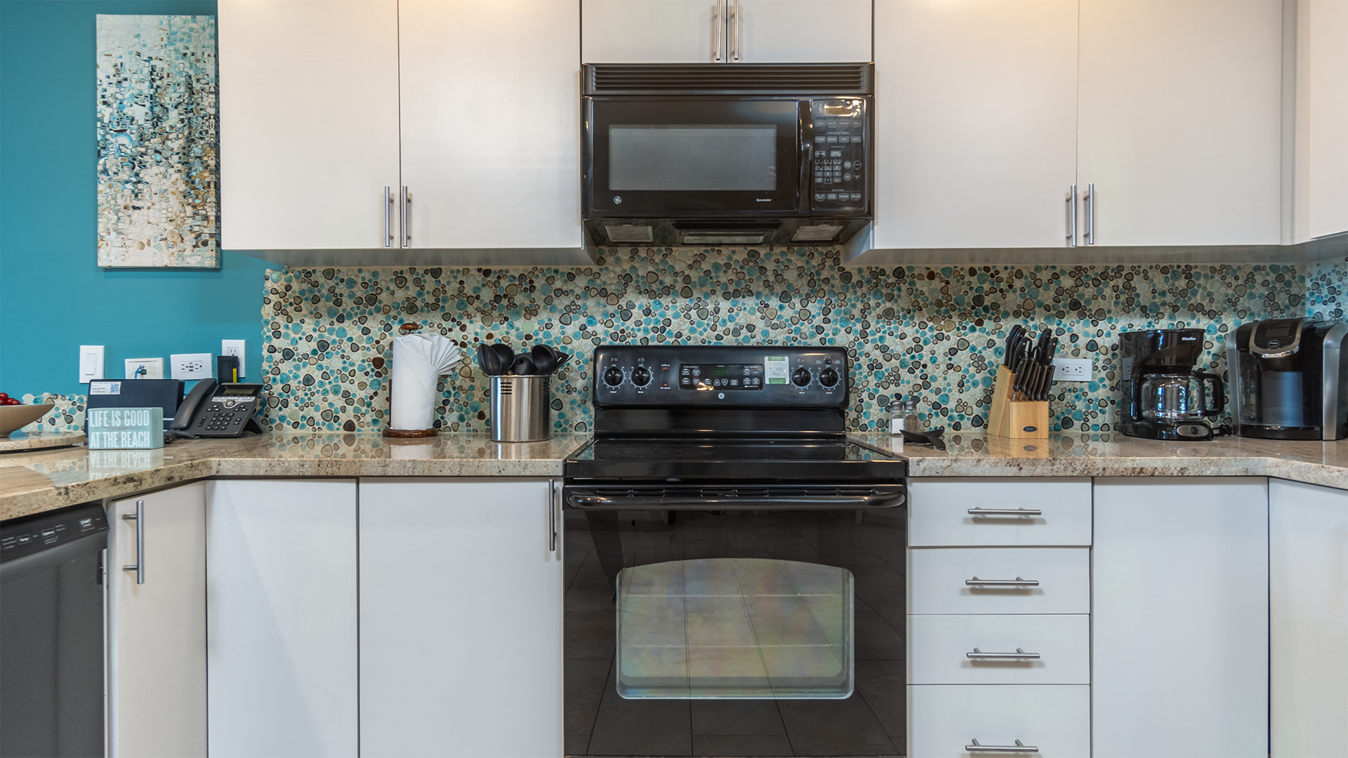 detail of the kitchen