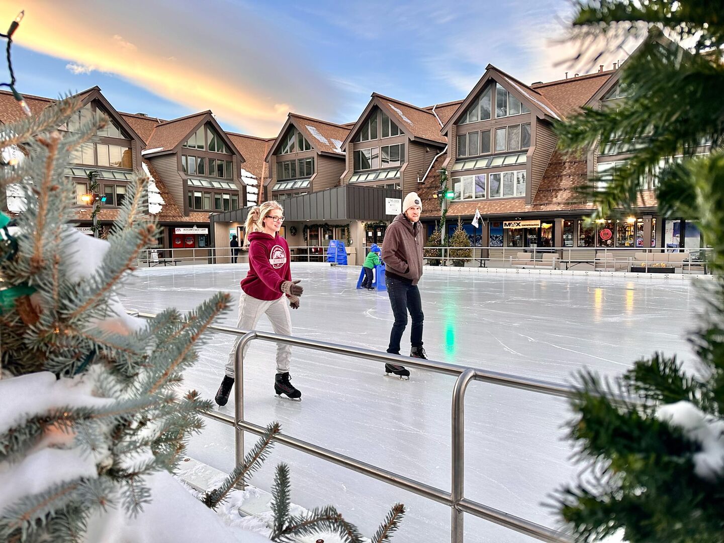 Mountain Village ice skating rink